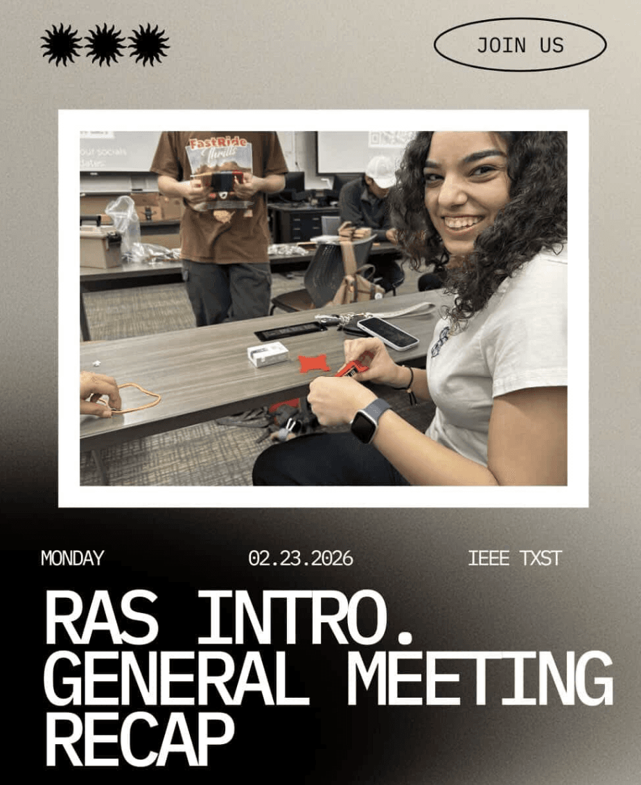 First RAS Intro to Robotics Meeting